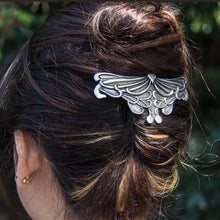 Load image into Gallery viewer, Elvish Pewter Hair Barrette