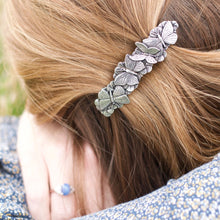 Load image into Gallery viewer, Butterfly Pewter Hair Barrette