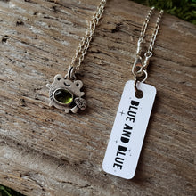 Load image into Gallery viewer, Foraging Frog Sterling Silver and Peridot Pendant