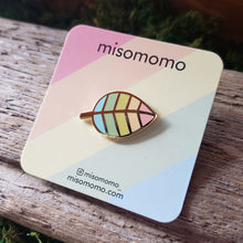 Load image into Gallery viewer, Rainbow Leaf Enamel Pin