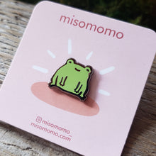 Load image into Gallery viewer, Tiny Frog Enamel Pin