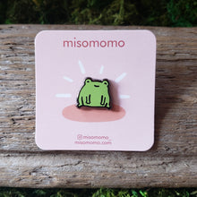 Load image into Gallery viewer, Tiny Frog Enamel Pin