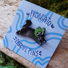 Load image into Gallery viewer, Froggo Cat Enamel Pin