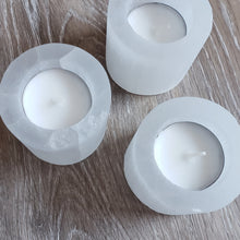 Load image into Gallery viewer, Selenite Tea Light Holders