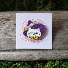 Load image into Gallery viewer, Wizard Cat Enamel Pin