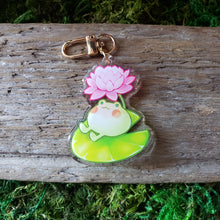 Load image into Gallery viewer, Lil Froggy Acrylic Keychain