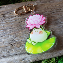 Load image into Gallery viewer, Lil Froggy Acrylic Keychain