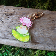 Load image into Gallery viewer, Lil Froggy Acrylic Keychain