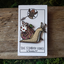 Load image into Gallery viewer, Hobo Snail Enamel Pin