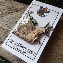 Load image into Gallery viewer, Hobo Snail Enamel Pin