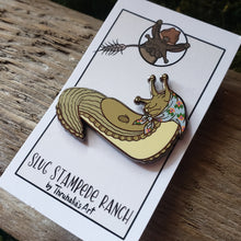 Load image into Gallery viewer, Babushka Slug Enamel Pin
