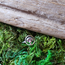 Load image into Gallery viewer, Sterling Silver Amanita Mushroom Ring (size 7-8)