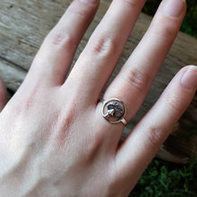 Load image into Gallery viewer, Sterling Silver Amanita Mushroom Ring (size 7-8)