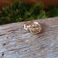 Load image into Gallery viewer, Bronze Chanterelle Mushroom Ring