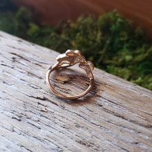 Load image into Gallery viewer, Bronze Chanterelle Mushroom Ring
