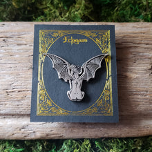 Load image into Gallery viewer, Winged Devil Woman Enamel Pin