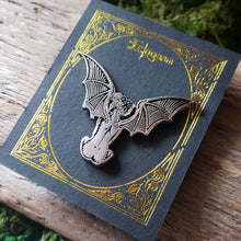Load image into Gallery viewer, Winged Devil Woman Enamel Pin