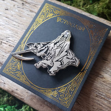 Load image into Gallery viewer, Gustave Dore Death Grim Reaper Enamel Pin