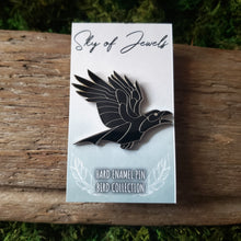 Load image into Gallery viewer, Crow Enamel Pin