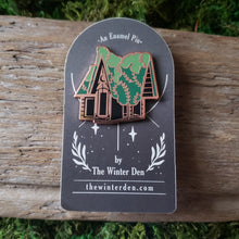 Load image into Gallery viewer, Witch Cottage Enamel Pin
