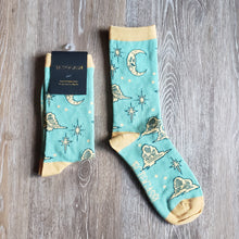 Load image into Gallery viewer, Spooky Night Sky Crew Socks
