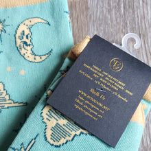 Load image into Gallery viewer, Spooky Night Sky Crew Socks