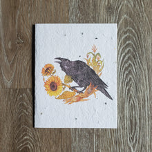 Load image into Gallery viewer, Fall Raven Plantable Greeting Card