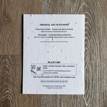 Load image into Gallery viewer, Two Toads Plantable Greeting Card