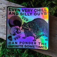 Load image into Gallery viewer, "Ponder the Infinite" Holographic Sticker