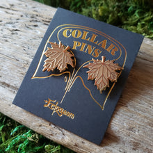 Load image into Gallery viewer, Maple Leaf Collar Pin Set