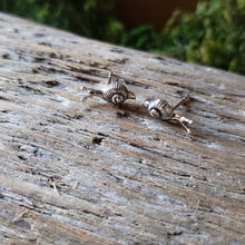Load image into Gallery viewer, Sterling Silver Snail Studs