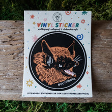Load image into Gallery viewer, "Nocturnal" Bat Vinyl Sticker