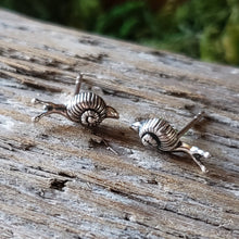 Load image into Gallery viewer, Sterling Silver Snail Studs