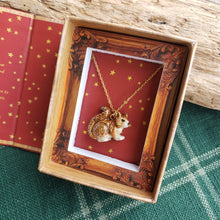 Load image into Gallery viewer, Porcelain Squirrel Pendant