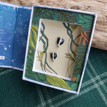 Load image into Gallery viewer, Porcelain Badger Stud Earrings