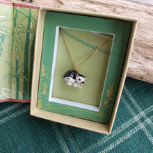 Load image into Gallery viewer, Porcelain Hedgehog Pendant