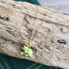 Load image into Gallery viewer, Porcelain Frog Prince Pendant