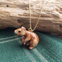 Load image into Gallery viewer, Porcelain Rat Pendant
