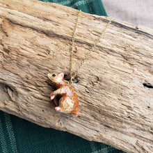 Load image into Gallery viewer, Porcelain Rat Pendant