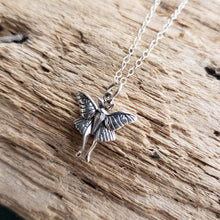 Load image into Gallery viewer, Sterling Silver Luna Moth Necklace