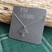 Load image into Gallery viewer, Sterling Silver Cosmic Mushroom Necklace
