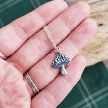 Load image into Gallery viewer, Sterling Silver Cosmic Mushroom Necklace