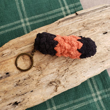 Load image into Gallery viewer, Crochet Woolly Bear Keychain