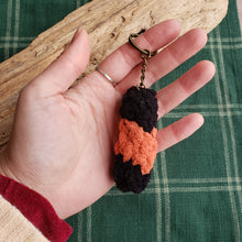 Load image into Gallery viewer, Crochet Woolly Bear Keychain