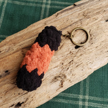 Load image into Gallery viewer, Crochet Woolly Bear Keychain
