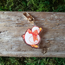 Load image into Gallery viewer, Ribbon Duck Acrylic Keychain