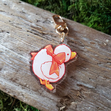 Load image into Gallery viewer, Ribbon Duck Acrylic Keychain
