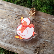 Load image into Gallery viewer, Ribbon Duck Acrylic Keychain
