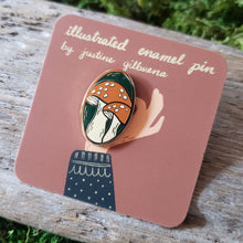 Load image into Gallery viewer, Amanita Mushroom Enamel Pin