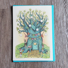 Load image into Gallery viewer, Happy Birthday Treehouse Greeting Card